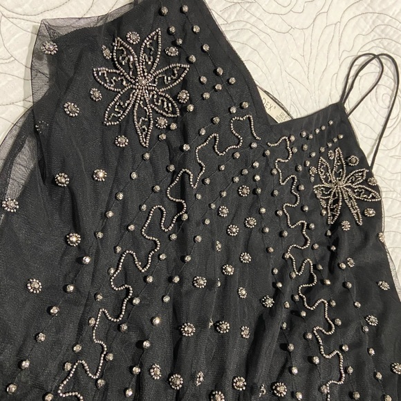2/$40 🆕 Dex Romper Embellished Beaded with Spaghetti-Strap - Picture 3 of 4